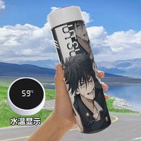 神兽王国咒术回战手办周边水1杯 五条悟智能保温大容量不锈钢便携温度 款式32 500毫升容量