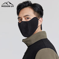 MISSION UV护眼角保暖防晒口罩男冬季冬天骑行防风防寒透气面罩 MM049