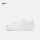  NIKE 耐克 Air Force 1 空军一号AF1纯白复古低帮运动板鞋 DH2920-111(GS) 39　