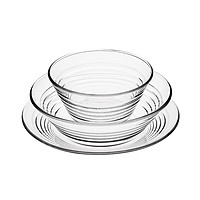 三光云彩 钢化玻璃碗家用汤碗饭碗餐具碗碟面碗进口餐盘
