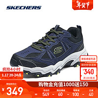 斯凯奇（Skechers）男士绑带城市户外鞋237527 海军蓝色/黑色/NVBK 41