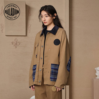PALLADIUM 帕拉丁 上装休闲时尚潮流长袖梭织外套109665 橡木色 2XL