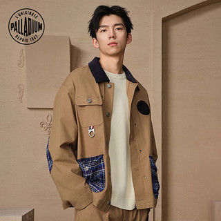 PALLADIUM 帕拉丁 上装休闲时尚潮流长袖梭织外套109665 橡木色 2XL