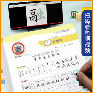 田英章人教版小写字课四年级下册 2024年春语文同步练字帖赠听写默写本（共2册） 钢笔字帖楷书字帖