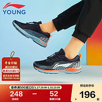 移动端、京东百亿补贴：LI-NING 李宁 童鞋儿童跑步鞋男大童赤兔系列轻质软弹轻盈舒适低帮运动鞋YKFR094-41水手蓝/水晶蓝