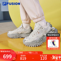  FILA/斐乐 厚底 女士跑步鞋  奶白-GD 36