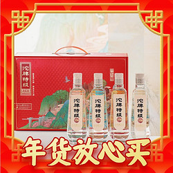 沱牌 特级T68 开颜四季 50%vol 浓香型白酒 480ml*4瓶 礼盒装