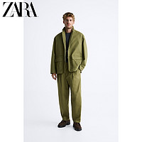 ZARA 折扣季  男装 棉质褶裤 8281344 505