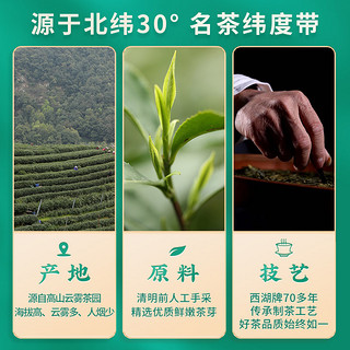 -新茶西湖牌茶叶绿茶龙井茶明前一级茶叶50g罐装