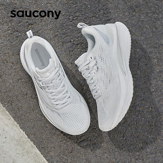 索康尼（SAUCONY）男鞋女鞋 24春TIDE浪潮跑鞋运动鞋缓震透气轻质休闲跑步鞋 TIDE/浪潮/白色 37/4.5/225mm