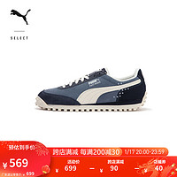 彪马（PUMA） 男女同款休闲鞋 FAST RIDER NAVY 396835 深空蓝-白色-海军蓝-01 37