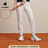 乐卡克 法国公鸡女款24网球系列舒适针织长裤L241WCND0136 象牙白色/A02 S