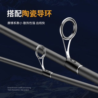 光威（GW）速龙二代路亚竿直柄2.1米M调纺车轮鲈鱼鳜鱼翘嘴路亚竿套装