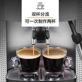 krups克鲁伯咖啡机意式全自动家用咖啡机欧洲现磨一体LCD导航 黑色EA816170（德国) 全自动