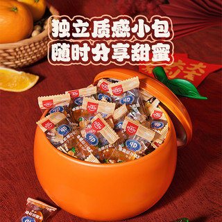 amos 阿麦斯 4D甜橙爆汁软糖300g（桔子罐）