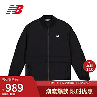 NEW BALANCE 外套男款24年冬季运动保暖户外休闲立领棉衣NQE12021 BK 2XL