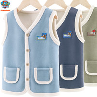 汪汪队立大功 儿童马甲男童摇粒绒马夹春秋装小孩宝宝内穿坎肩童装 蓝色 130cm  QjfPA874蓝色 130适合125-135cm