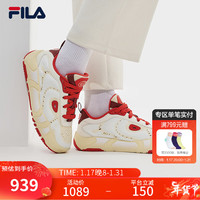 FILA斐乐 MELT先锋板鞋 女款运动鞋 茴香花黄/豆腐白-CA 37.5