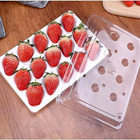 花音谷 新鲜红颜草莓 净重5斤 单果15-25g+