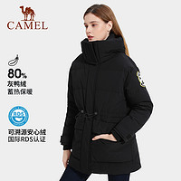 88VIP：CAMEL 骆驼 中长款男女可拆帽户外羽绒服