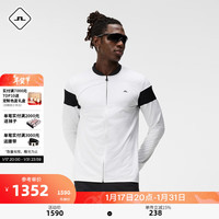 金林德伯格(J.Lindeberg)春夏男士GOLF撞色条纹立领飞行员外套男524121008 K00白 180/100A/L