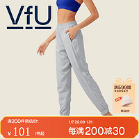 VFU运动下装裤/瑜伽裤/休闲裤 断码 TK25003B-冰屿灰 XL