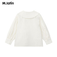 M.Latin 马拉丁 童装女小童长袖衬衫春装娃娃领甜美衬衣