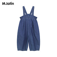 88VIP：M.Latin 马拉丁 童装女小童背带裤秋装新款不规则裁剪设计甜美背带裤