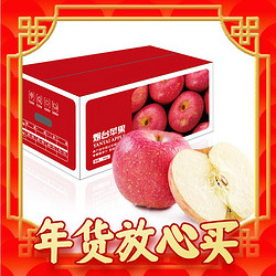 Mr.Seafood 京鲜生 烟台红富士苹果5kg一级大果 单果220g以上 水果礼盒