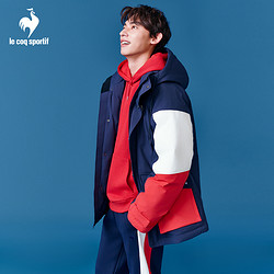 le coq sportif 乐卡克 法国公鸡2023冬新款男女款防风保暖短款羽绒服