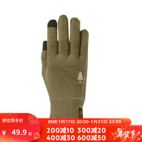迪卡侬（DECATHLON）手套男冬季触屏保暖防寒女士防风骑车运动滑雪骑行手套ODA 森林绿 M