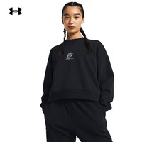 安德玛(UNDERARMOUR)CURRY龙年新春李小龙联名系列女子未来之龙篮球运动卫衣1385300 黑色001 M
