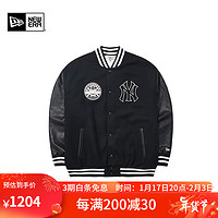 NEW ERA纽亦华MLB夹克棉服刘雨昕同款外套 14117431-黑色 S