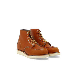 red wing shoes 欧洲直邮Red Wing Shoes男士Classic Moc小牛皮短靴 跟高5.5cm