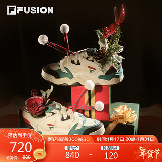 FILA FUSION斐乐潮牌男鞋滑板鞋2024春潮流风休闲鞋板鞋 43