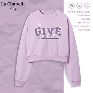 La Chapelle City 拉夏贝尔 女士短款卫衣