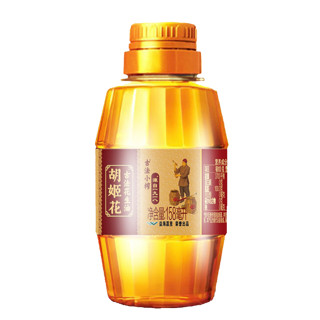 胡姬花食用油 压榨花生油古法小花生油 精选米油组合158ml+500g大米