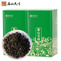 名山大川特级毛峰 2023蒙顶山茶叶 高山绿茶 蒙顶毛峰口粮茶自饮袋装 100g 蒙山毛峰200g