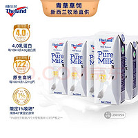 Theland 纽仕兰 4.0g蛋白质全脂高钙纯牛奶250ml*24盒