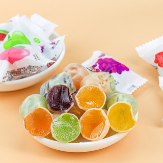汇福园 脆皮鲜乳球混合水果味软糖果结婚喜糖新年货儿童零食礼物500g