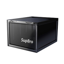 SupBro 黑色鞋盒收纳盒透明时尚潮人必备鞋柜sneakers鞋子收纳鞋墙