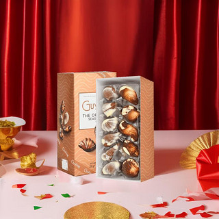 吉利莲比利时贝壳形巧克力盒装250g新年货节送女22粒