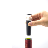三只装红酒塞抽真空瓶塞葡萄酒盖塞家用瓶塞抽拉玻璃瓶保鲜密封塞