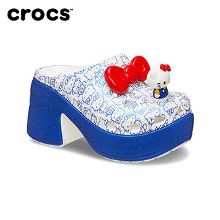 crocs 卡骆驰 Hello Kitty 联名款 女士洞洞鞋 209451 白色 40