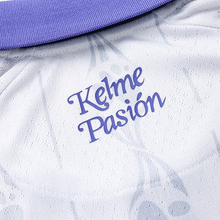 卡尔美（KELME）长袖POLO衫男复古时尚T恤休闲百搭翻领上衣 白色 XL