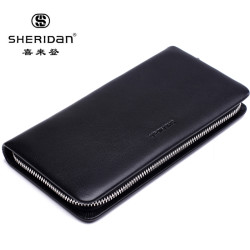 sheridan喜来登头层牛皮男士手拿包长款钱包nl161015s