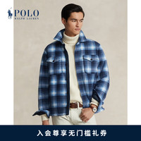 Polo Ralph Lauren 拉夫劳伦 男装 24早春格纹起绒布外套式衬衫RL17767 400-多色 L