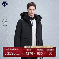 DESCENTE 迪桑特 SKI STYLE系列 男子羽绒服 D2491SDJ64C BK-黑色 2XL