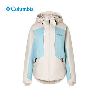 哥伦比亚 户外女钛金系列金点防水冲锋衣保暖滑雪服WR5023 278 XL
