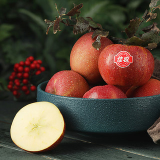 佳农云南昭通丑苹果脆甜新鲜水果新果礼盒装 果径75-80cm 净重4.5斤
